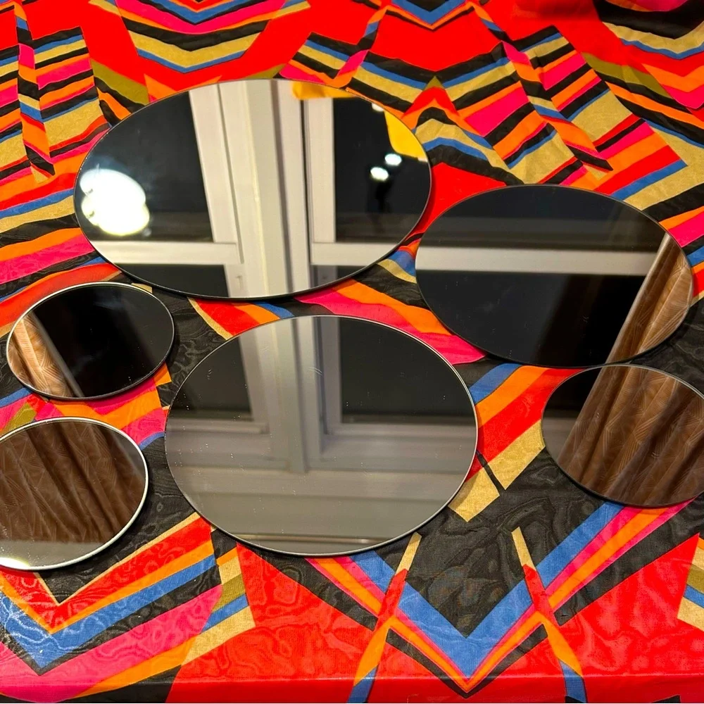 SET OF 6 MIRRORS FOR MACRAME PROJECTS